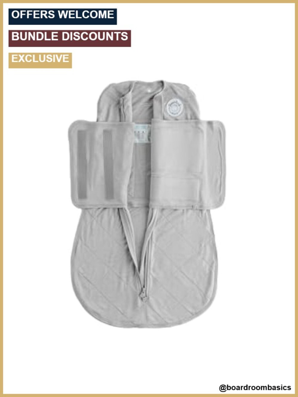 Dreamland Baby Sleep Sack Swaddle Bamboo Viscose 0-6 Months